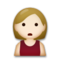 Person Pouting - Medium Light emoji on LG